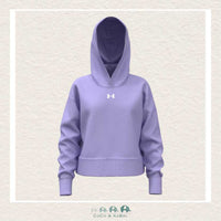 Under Armour Youth Girls' Rival Fleece Crop Hoodie - Purple, CoCo & KaBri Children's Boutique