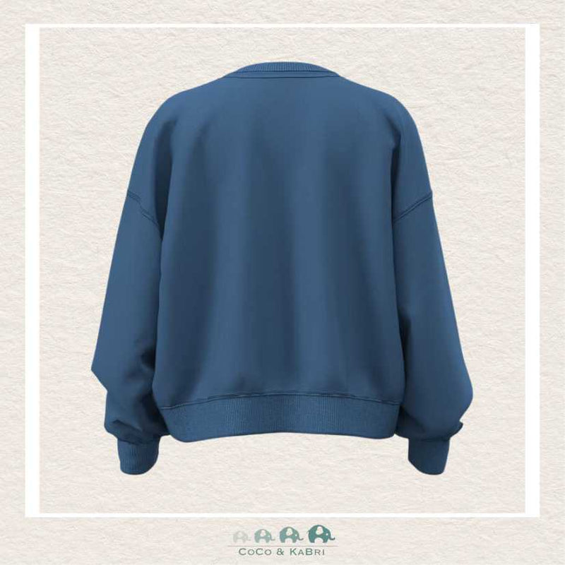 Under Armour Youth Girls' Rival Fleece Oversized Crew - Blue Atlantis, CoCo & KaBri Children's Boutique