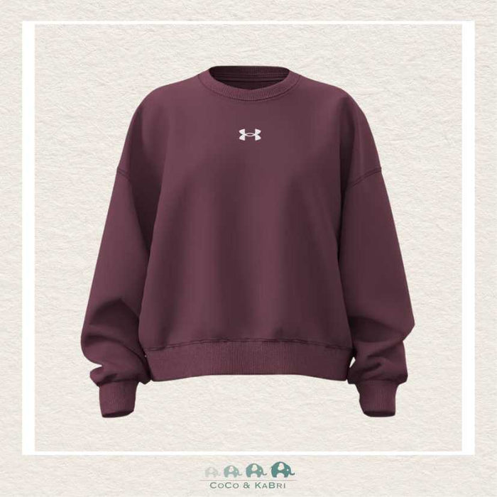 Under Armour Youth Girls' Rival Fleece Oversized Crew - Fuchsia, CoCo & KaBri Children's Boutique