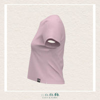 Under Armour Youth Girl's Rival Rib Short Sleeve Tee - Prime Pink, CoCo & KaBri Children's Boutique