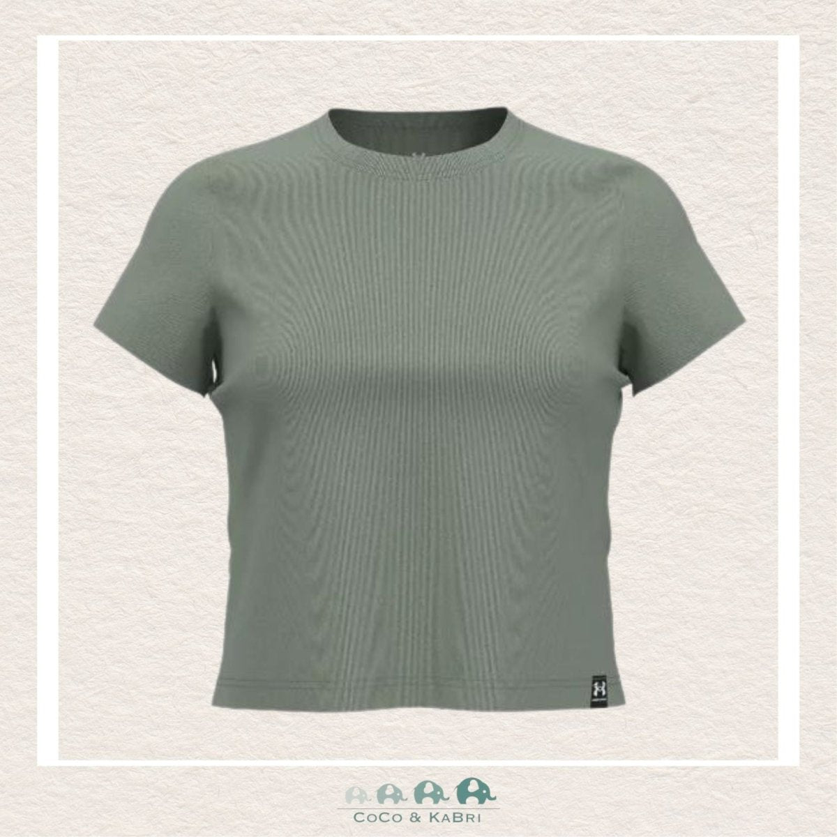 Under Armour Youth Girl's Rival Rib Silica Green, CoCo & KaBri Children's Boutique
