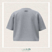 Under Armour Youth Girls' Rival Short Sleeve Mod Gray - Light Heather, CoCo & KaBri Children's Boutique