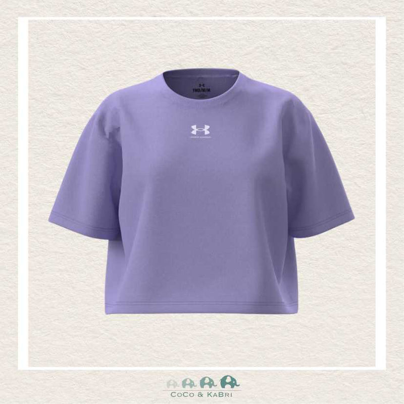 Under Armour Youth Girls' Rival Short Sleeve Tee - Purple, CoCo & KaBri Children's Boutique
