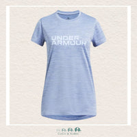 Under Armour Youth Girls Tech Twist Logo Tshirt - Tech Blue, CoCo & KaBri Children's Boutique