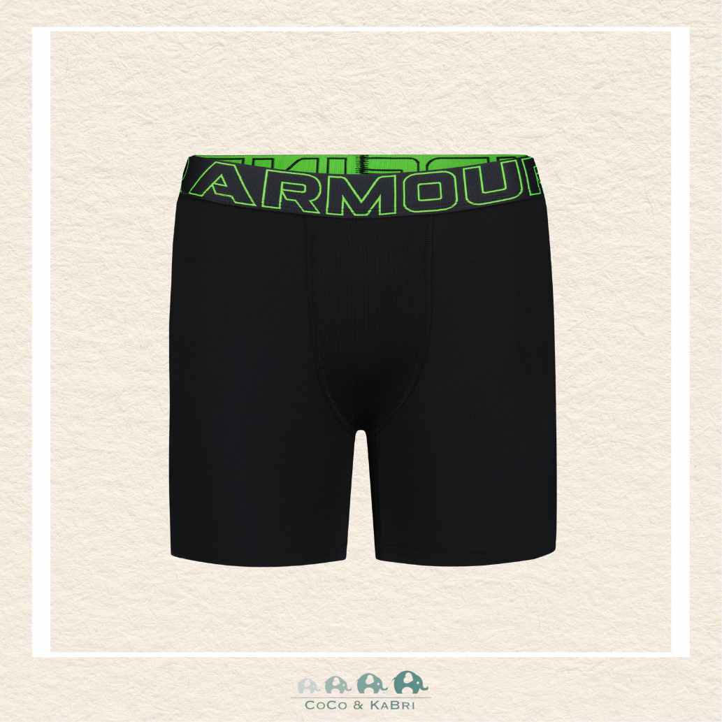 Under Armour Youth Performance Tech Boxers - Aegean Blue, CoCo & KaBri Children's Boutique, Brooks Alberta Canada