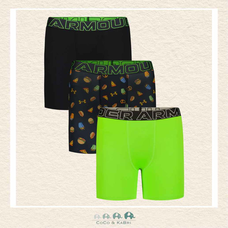 Under Armour Youth Performance Tech Boxers - Aegean Blue, CoCo & KaBri Children's Boutique, Brooks Alberta Canada