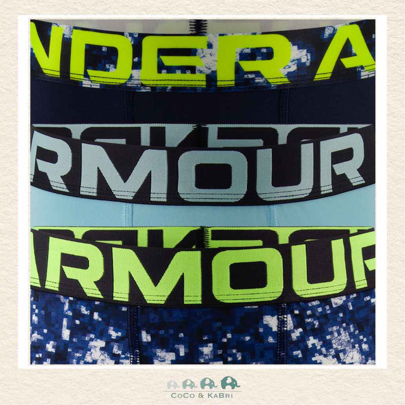 Under Armour Youth Performance Tech Boxers - Opal Blue, CoCo & KaBri Children's Boutique, Brooks Alberta Canada
