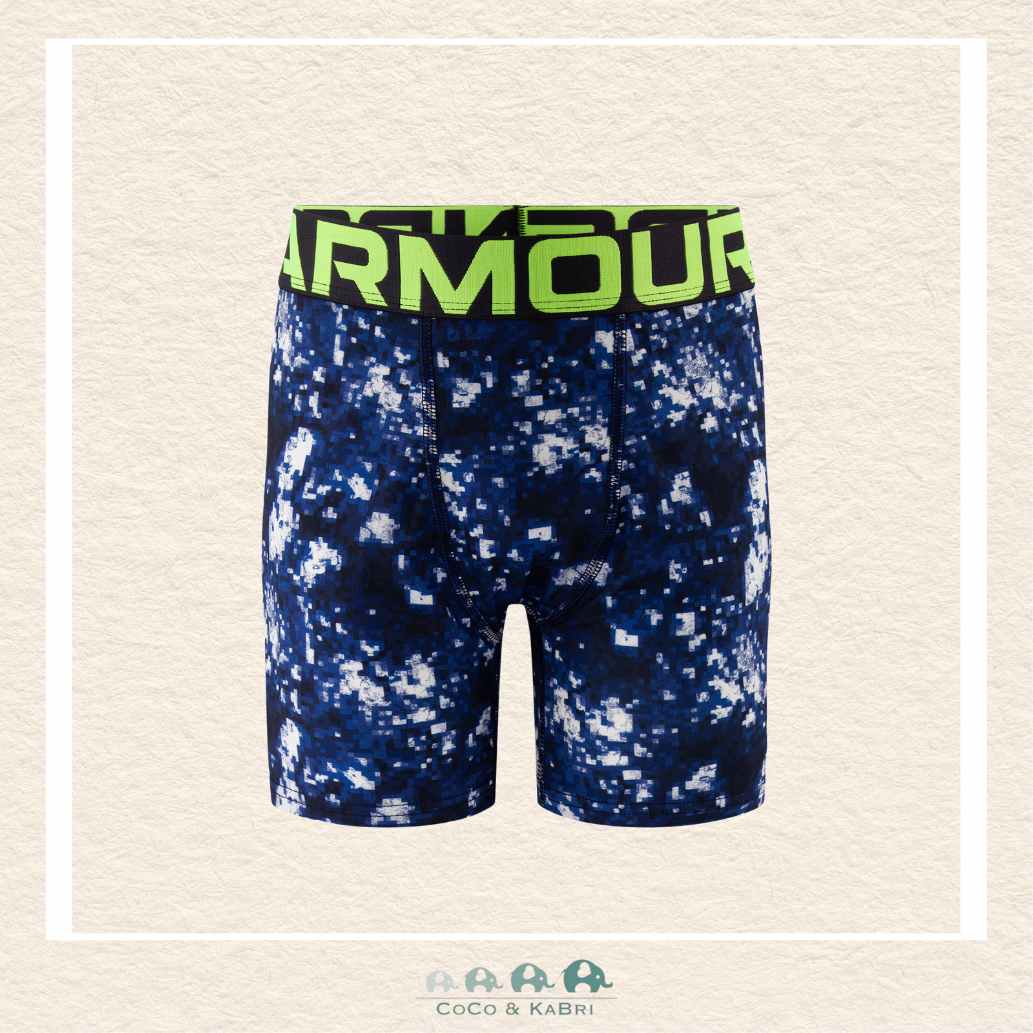 Under Armour Youth Performance Tech Boxers - Opal Blue, CoCo & KaBri Children's Boutique, Brooks Alberta Canada