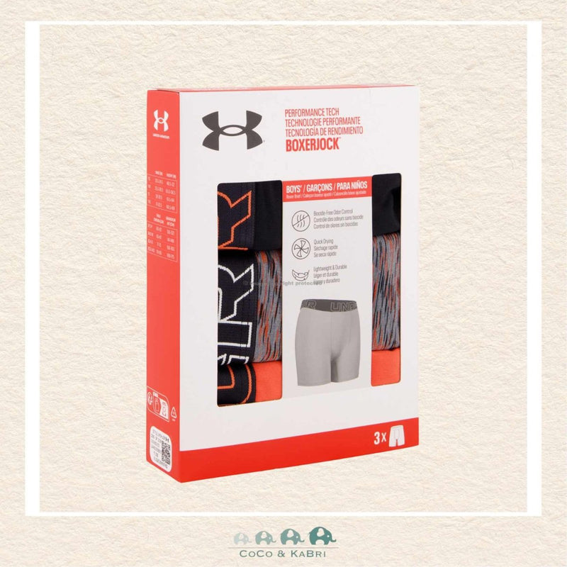 Under Armour Youth Performance Tech Boxers Venom Red, CoCo & KaBri Children's Boutique, Brooks Alberta Canada