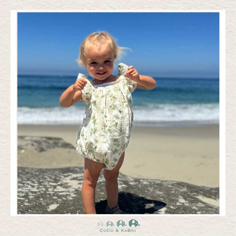 Vignette: Baby Girl Charlotte Eyelette Bubble, CoCo & KaBri Children's Boutique