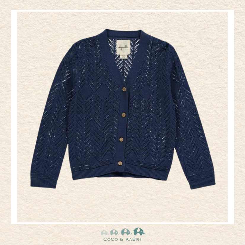 Vignette: Kenzie Cardigan - Navy, CoCo & KaBri Children's Boutique