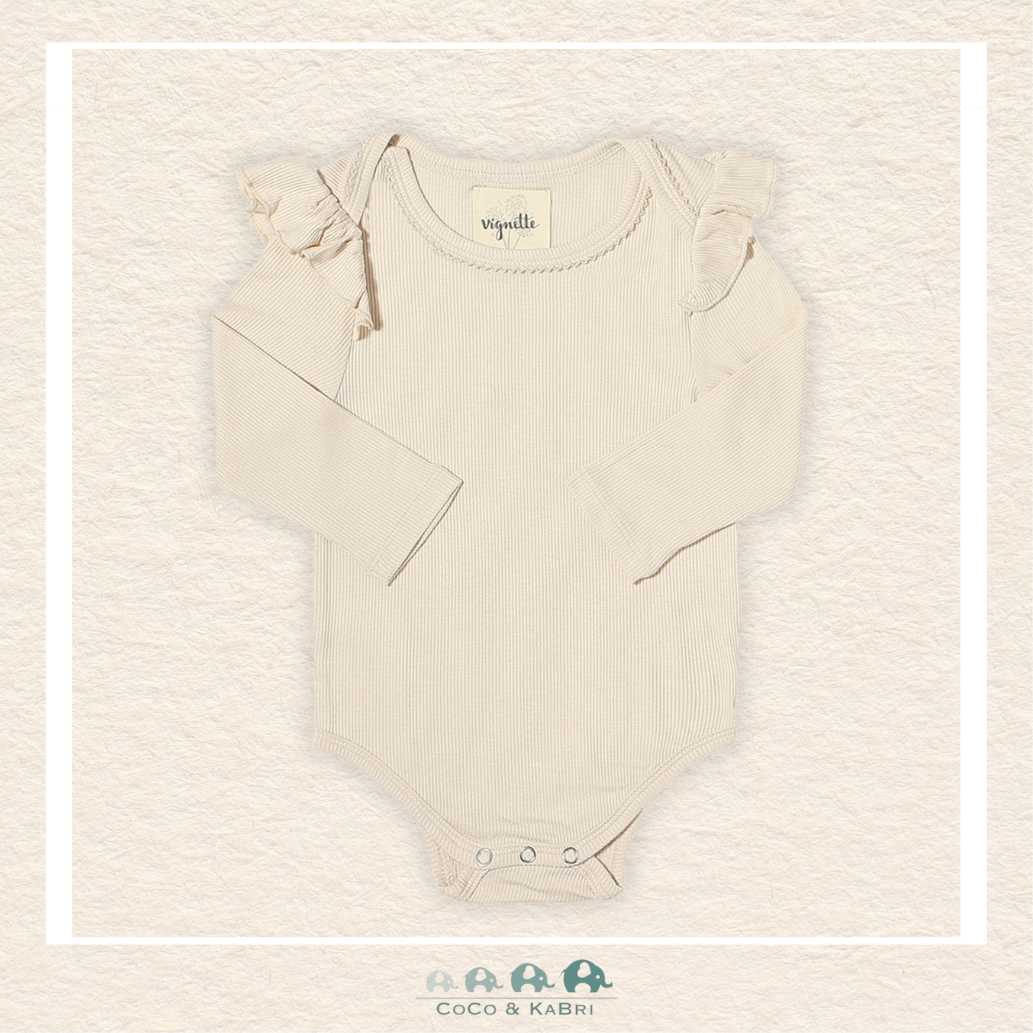 Vignette Oatmeal Francie Diaper Shirt, CoCo & KaBri Children's Boutique
