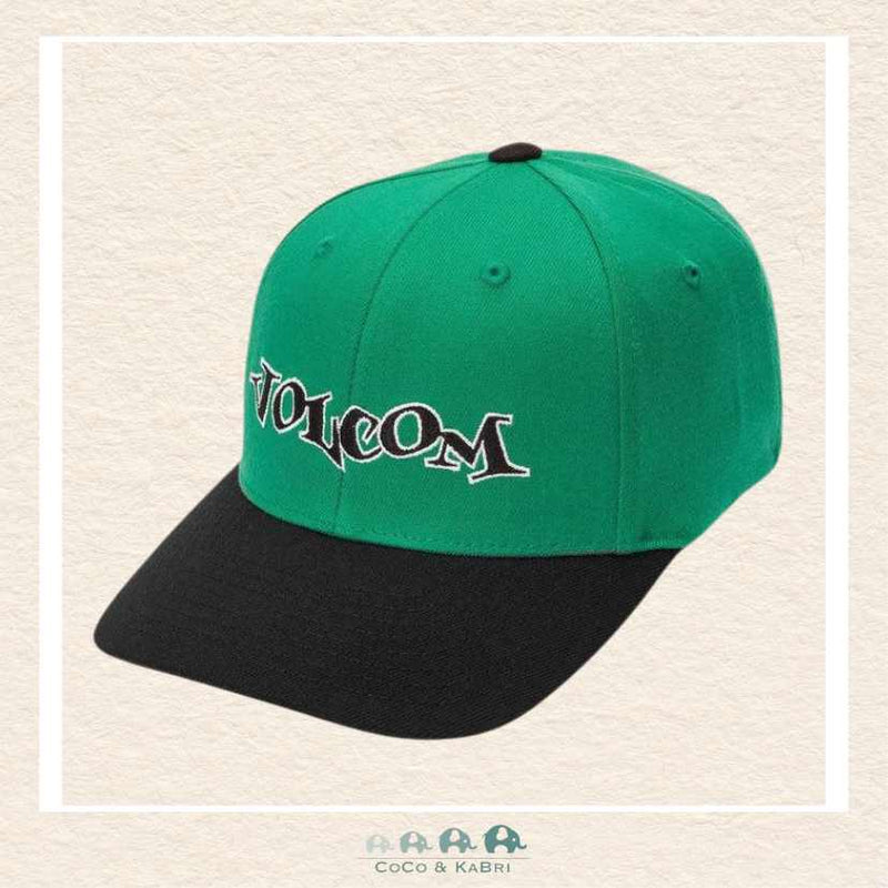 Volcom: Big Boys Demo FLEXFIT® Hat - Synergy Green, CoCo & KaBri Children's Boutique