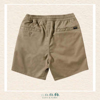 Volcom: Big Boys Frickin Elastic Shorts - Khaki, CoCo & KaBri Children's Boutique