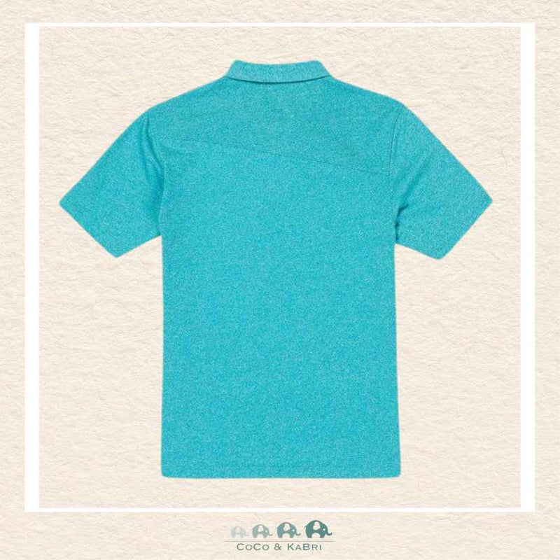Volcom: Big Boys Wozer Polo Short Sleeve Shirt - Electric Blue, CoCo & KaBri Children's Boutique
