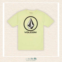 Volcom : Little Boys Crisp Stone Short Sleeve Tee - Shadow Lime, CoCo & KaBri Children's Boutique