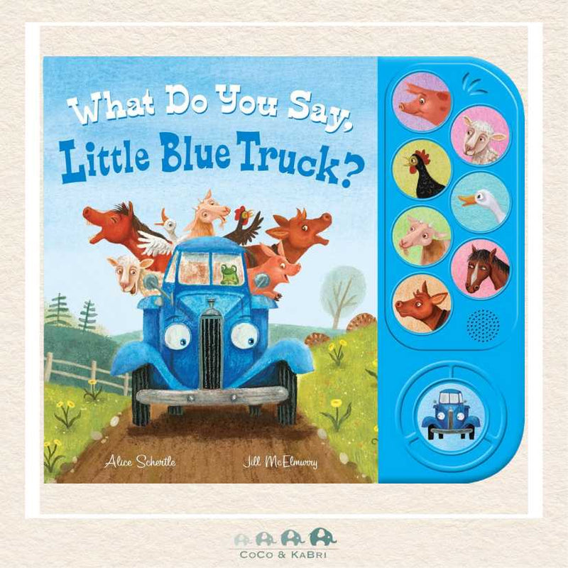 What Do You Say, Little Blue Truck? Sound Book, CoCo & KaBri Children's Boutique