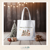 White Christmas Tote Bag (13" x 14"), CoCo & KaBri Children's Boutique