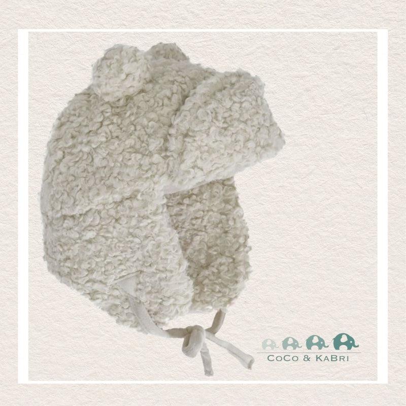Calikids: Teddy Bear Aviator Hat - Cream - CoCo & KaBri