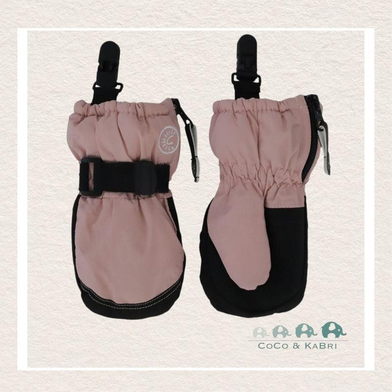 CaliKids: Waterproof Mitten with Clip - Rose - CoCo & KaBri