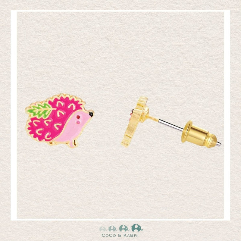 Cutie Studs - Pink Hedgehog, CoCo & KaBri Children's Boutique