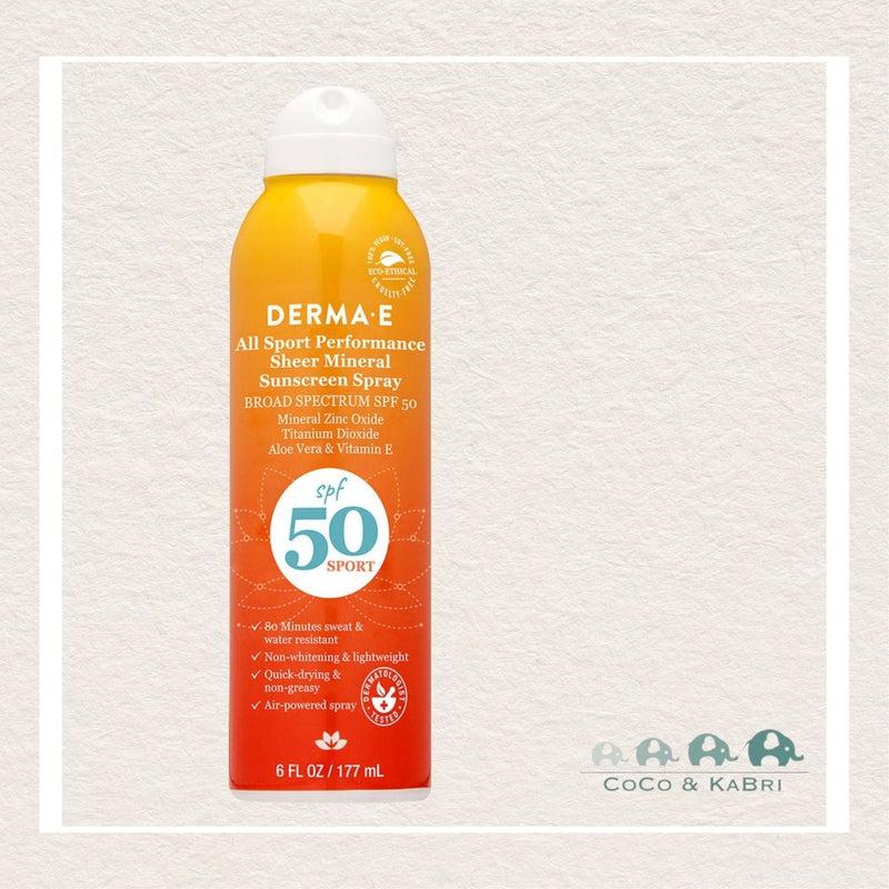 Derma E SPF50 Kids Mineral Sunscreen Spray, CoCo & KaBri Children's Boutique
