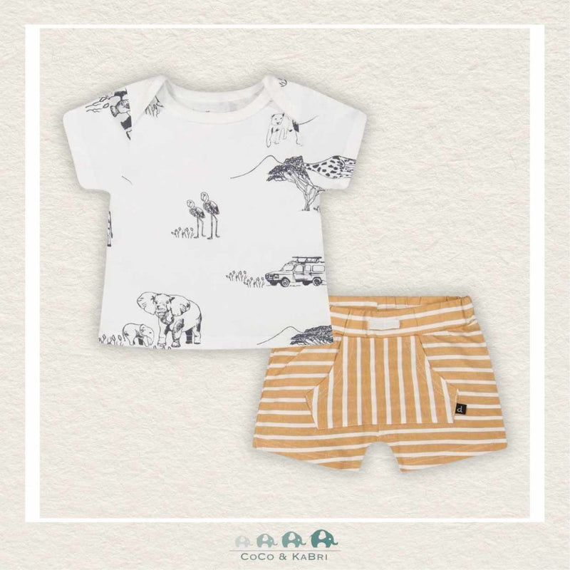 Deux Par Deux Baby Boy Tshirt & Short Set, CoCo & KaBri Children's Boutique