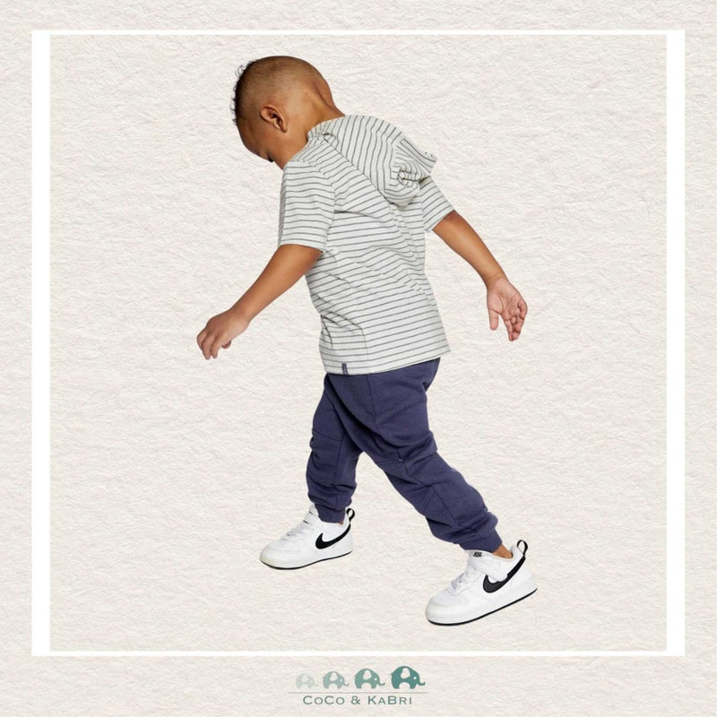 Deux Par Deux: Boys French Terry Pants - Blue, CoCo & KaBri Children's Boutique