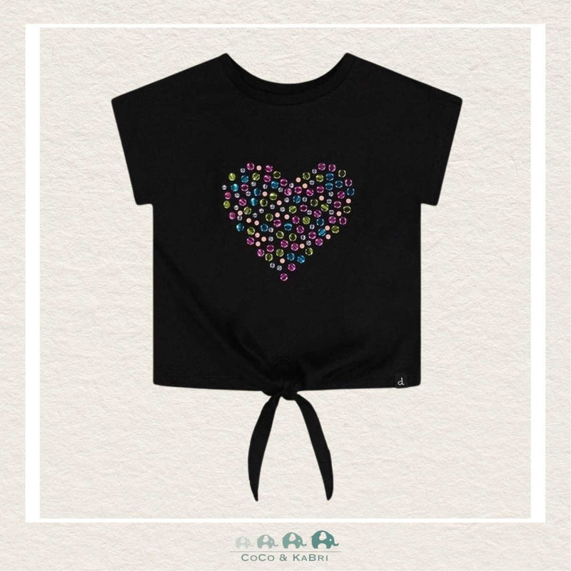 Deux par Deux Cotton Heart Tshirt, CoCo & KaBri Children's Boutique
