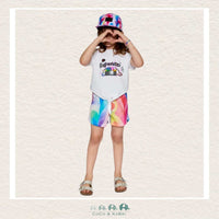 Deux Par Deux: Girls French Terry Rainbow Shorts, CoCo & KaBri Children's Boutique