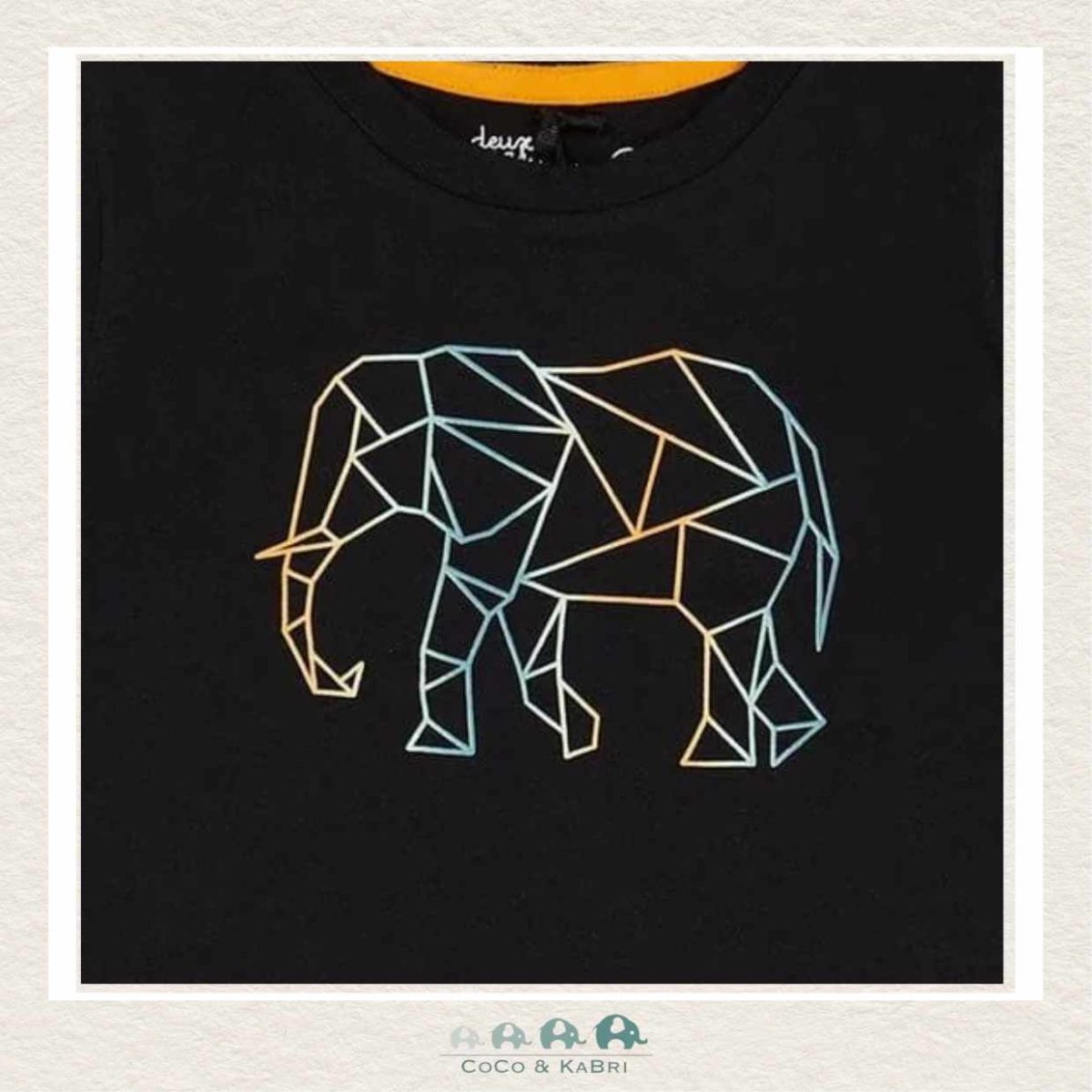 Deux Par Deux: Organic Cotton Elephant Tshirt, CoCo & KaBri Children's Boutique