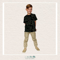 🇨🇦 Deux Par Deux Parachute Twill Cargo Jogger - Beige, CoCo & KaBri Children's Boutique