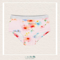 Deux Par Deux: Printed Flower Boyshort Panties, CoCo & KaBri Children's Boutique