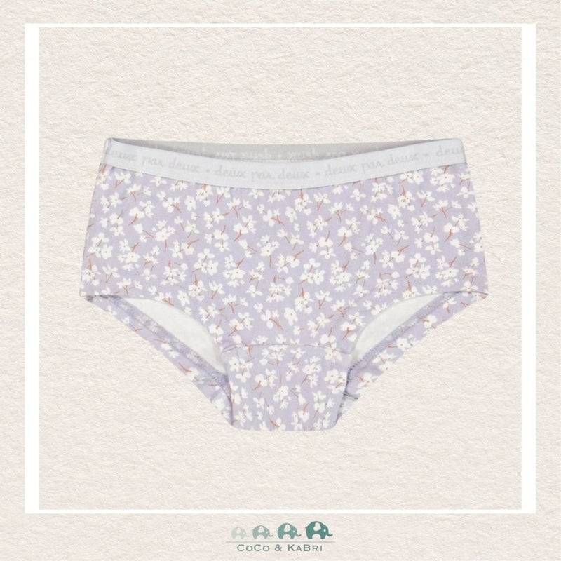 Deux Par Deux: Printed Little Flowers Boyshort Panties, CoCo & KaBri Children's Boutique