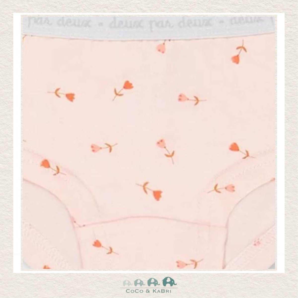🇨🇦 Deux Par Deux: Printed Tulips Boyshort Panties, CoCo & KaBri Children's Boutique