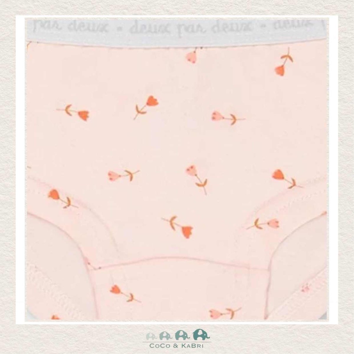 Deux Par Deux: Printed Tulips Boyshort Panties, CoCo & KaBri Children's Boutique