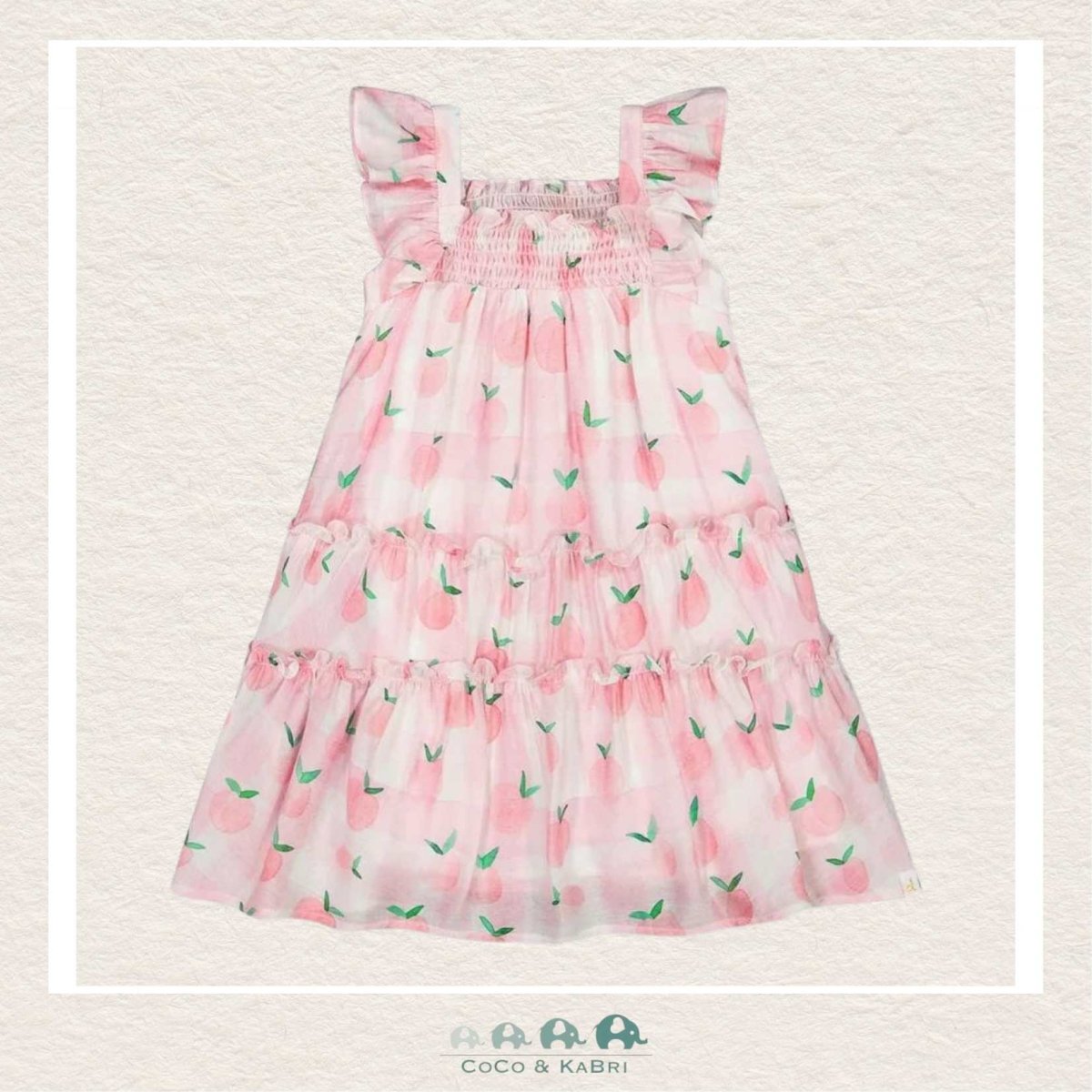 Deux Par Deux: Sleeveless Dress with Peaches, CoCo & KaBri Children's Boutique