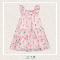 Deux Par Deux: Sleeveless Dress with Peaches, CoCo & KaBri Children's Boutique
