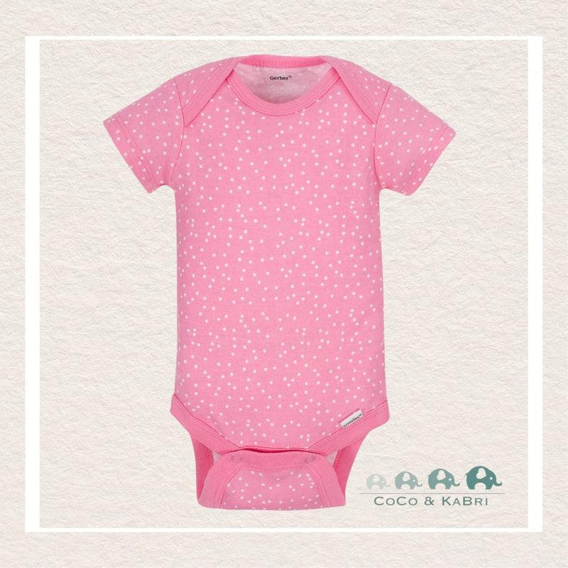*Gerber: Onesies® Brand 1-Pack Short Sleeve Bodysuit - Baby Girl - Dots - CoCo & KaBri