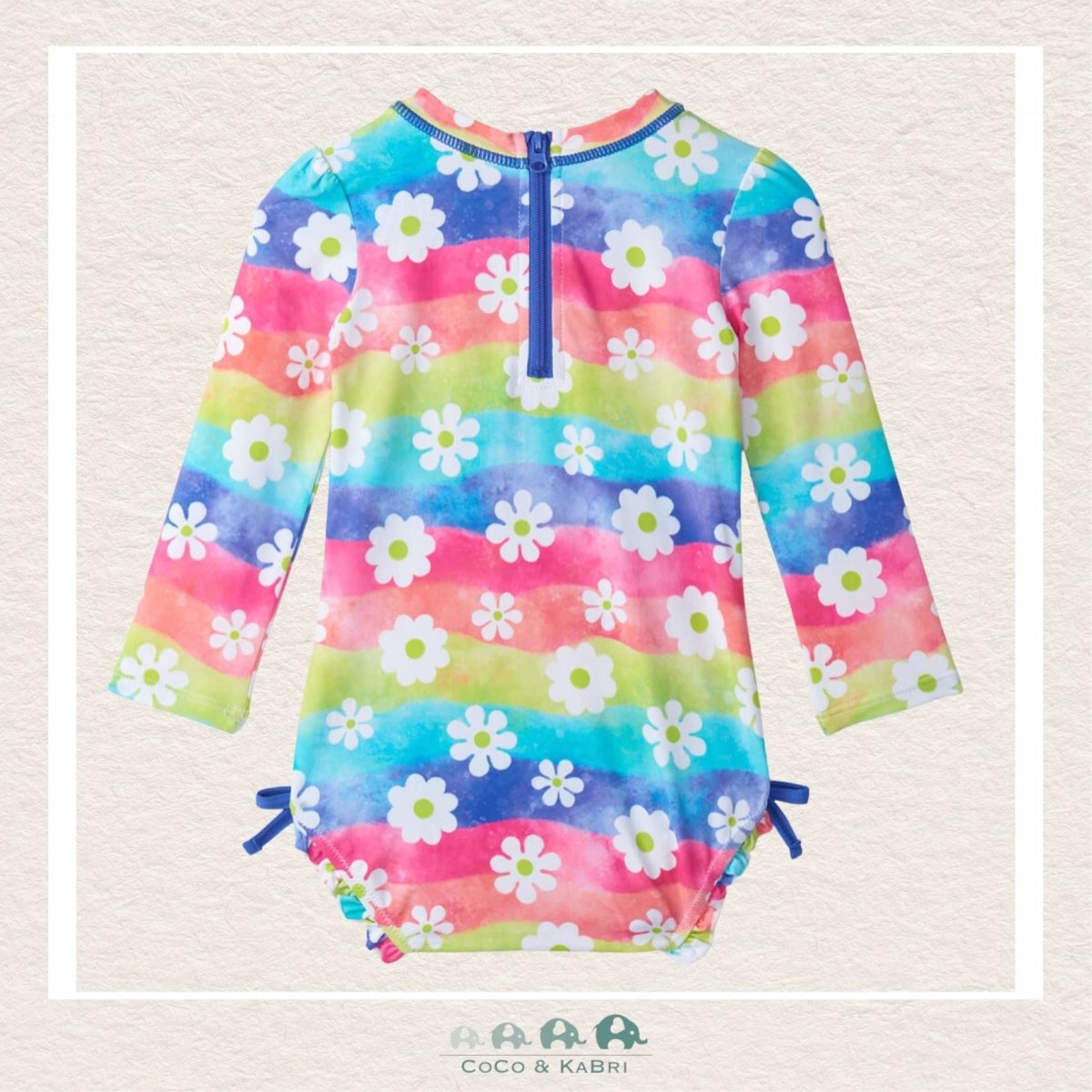 Hatley: Rainbow Flower Rashgaurd Swimsuit, CoCo & KaBri Children's Boutique