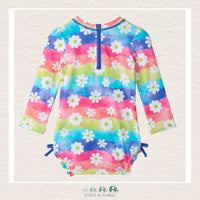 Hatley: Rainbow Flower Rashgaurd Swimsuit, CoCo & KaBri Children's Boutique