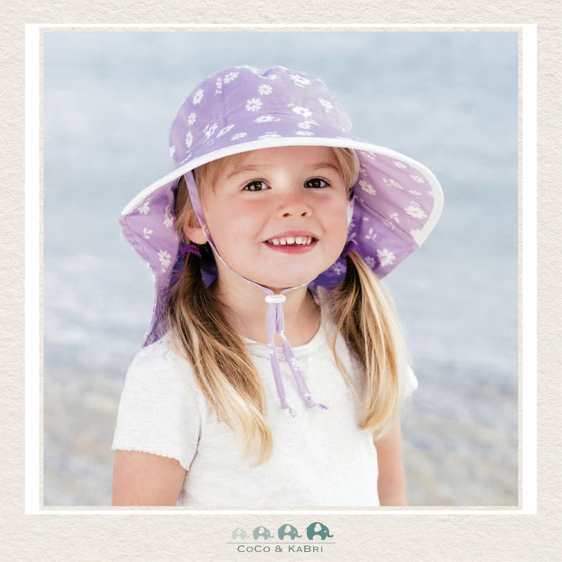   🇨🇦 Jan & Jul: Kids Cotton Adventure Hats - Purple Daisy, CoCo & KaBri Children's Boutique