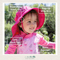 Jan & Jul: Kids Cotton Adventure Hats - Purple Daisy, CoCo & KaBri Children's Boutique