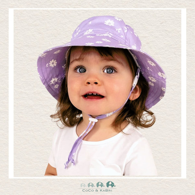 Jan & Jul: Kids Cotton Bucket Hats - Purple Daisy, CoCo & KaBri Children's Boutique