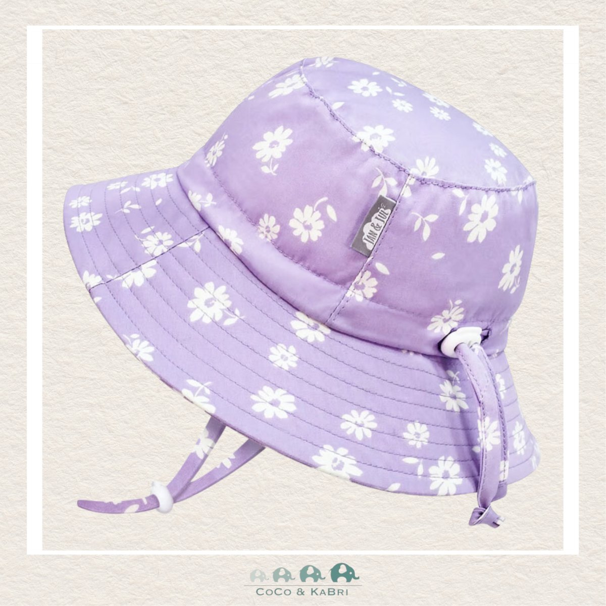   🇨🇦 Jan & Jul: Kids Cotton Bucket Hats - Purple Daisy, CoCo & KaBri Children's Boutique