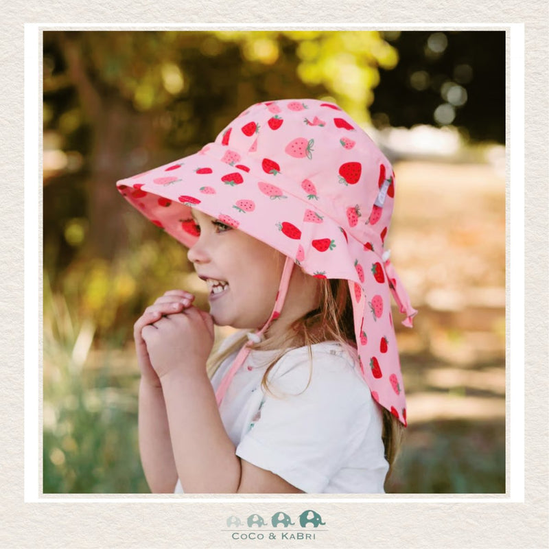 Jan & Jul Kids Kids Water Repellent Adventure Hats | Pink Strawberry, CoCo & KaBri Children's Boutique