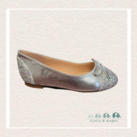 Jolene Dress Shoes - Silver Ballet Flats (N3-46), CoCo & KaBri Children's Boutique