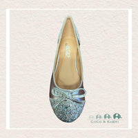 Jolene Dress Shoes - Silver Ballet Flats (N3-46), CoCo & KaBri Children's Boutique