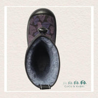 Kuoma: Lumilukko Villa Musta Winter Boot - Purple Heart, CoCo & KaBri Children's Boutique