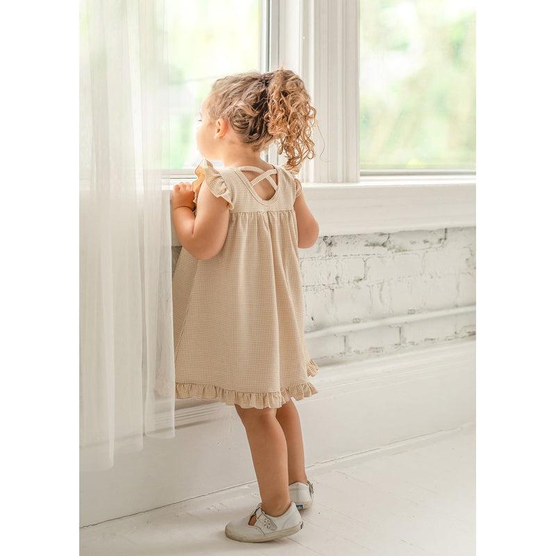Mabel & Honey: Franny Plaid Knit Dress-Isobella & Chloe-[option4]-[option5]-[option6]-CoCo & KaBri Children's Boutique